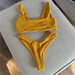 Mustard Yellow Bikini Set